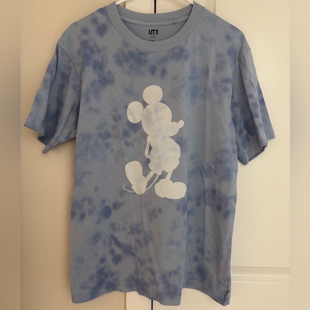 Uniqlo x Disney Mickey Mouse Tie Dye Crewneck T-Shirt 100% Cotton, Men’s Medium